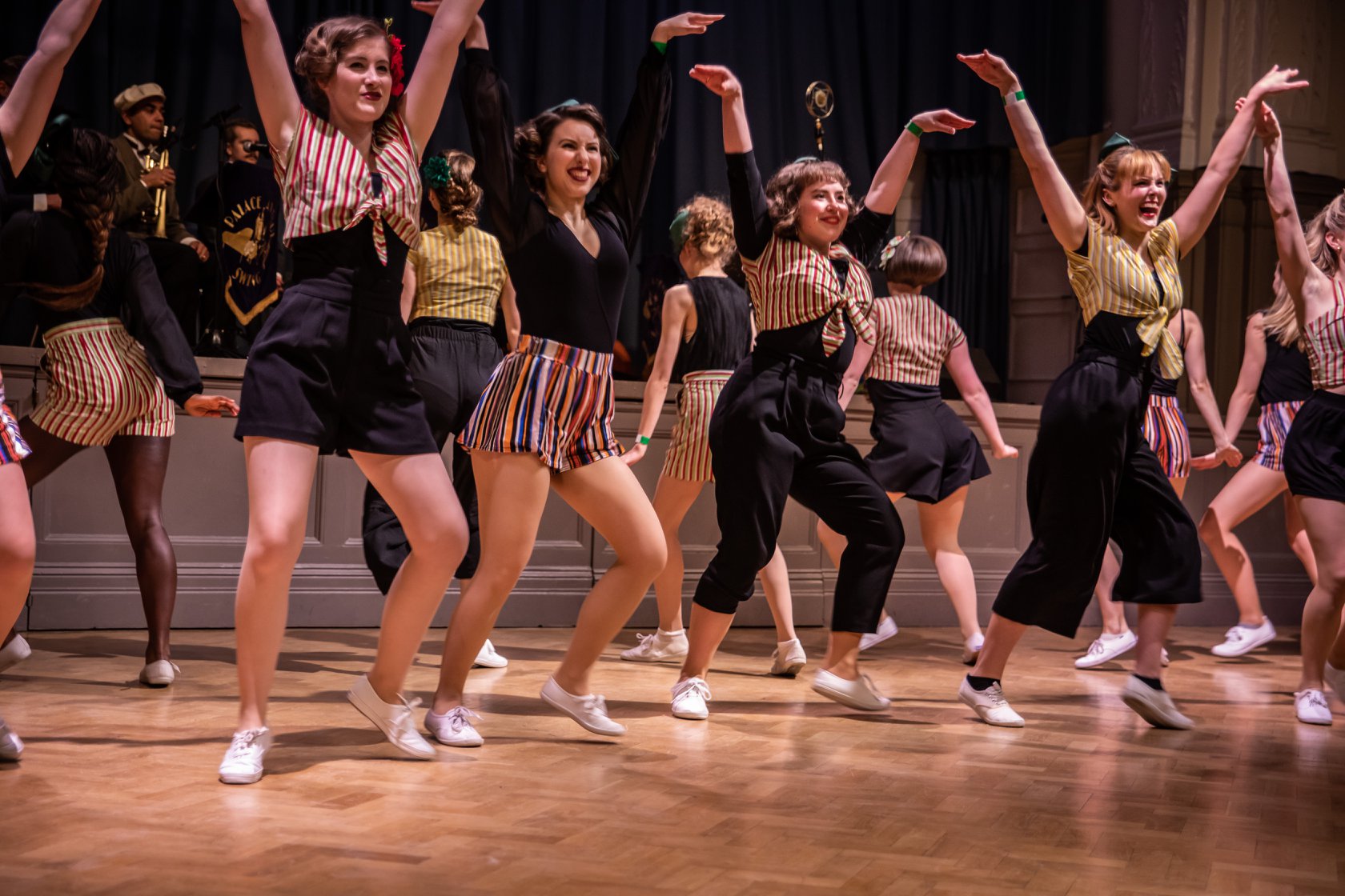 The London Starlings mid move during their Royal Garden Blues routine
